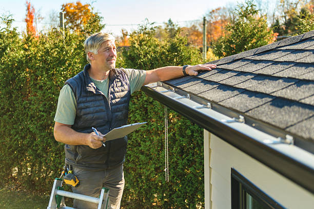 Professional Hail Damage Roof Repair technician working in Rock Falls, IL